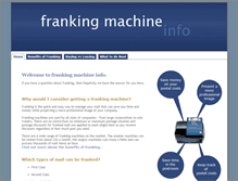 Tablet Screenshot of franking-machines.info